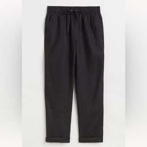 H&M Linen Joggers/Pants- Black